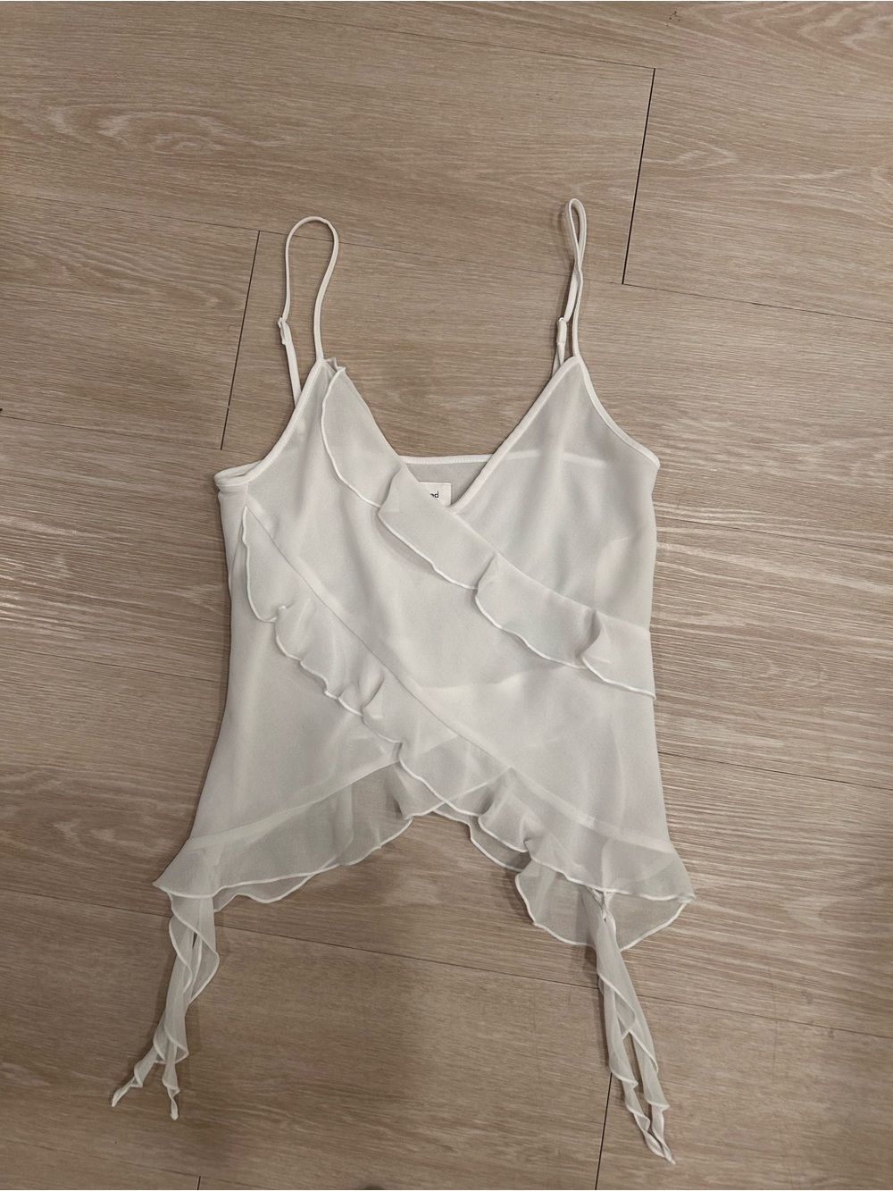 Aritzia Ruffle Wrap Camisole